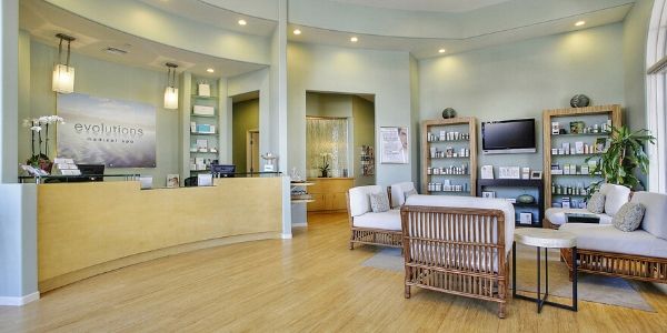 Evolutions Medical And Day Spa In Santa Barbara - Receiving Area
